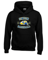 Simeon Career Academy Baseball Curve - Youth Hoodie