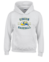 Simeon Career Academy Baseball Curve - Youth Hoodie
