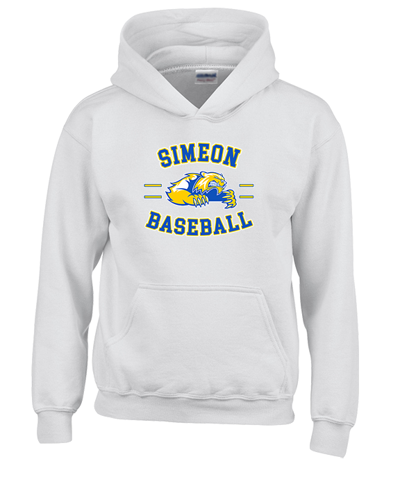 Simeon Career Academy Baseball Curve - Youth Hoodie