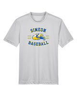 Simeon Career Academy Baseball Curve - Youth Performance Shirt