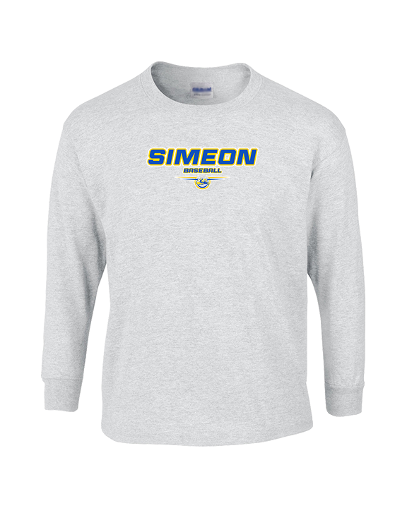 Simeon Career Academy Baseball Design - Cotton Longsleeve