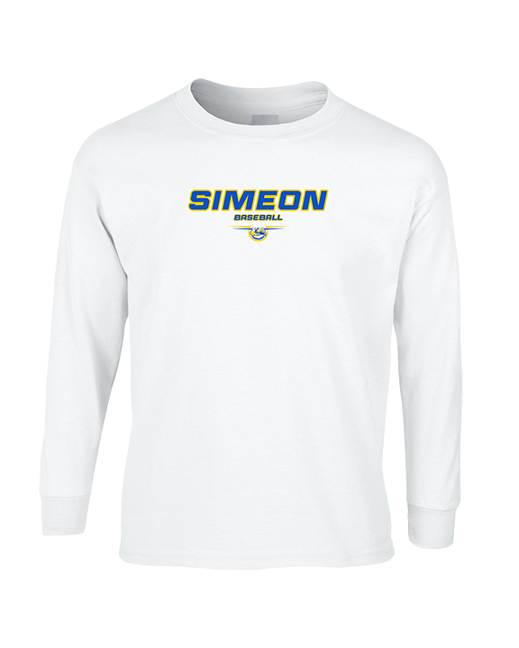 Simeon Career Academy Baseball Design - Cotton Longsleeve