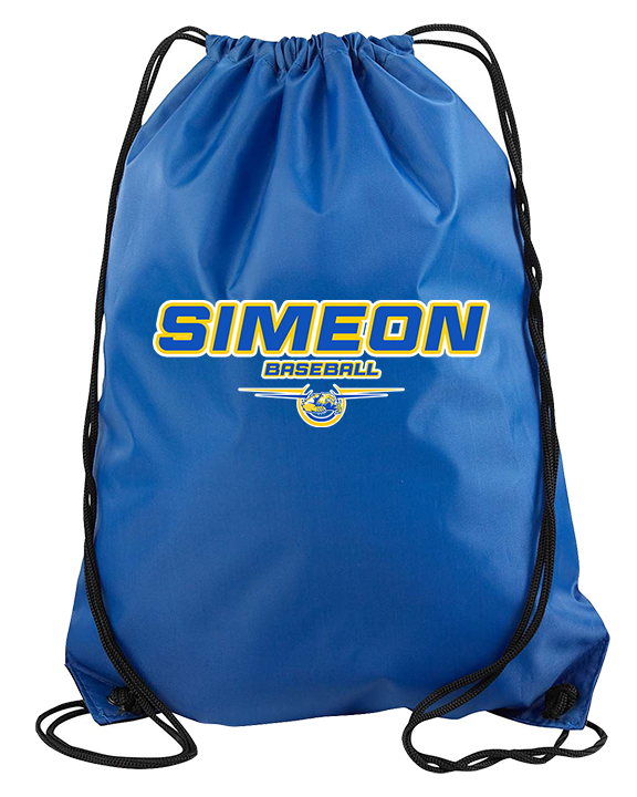 Simeon Career Academy Baseball Design - Drawstring Bag