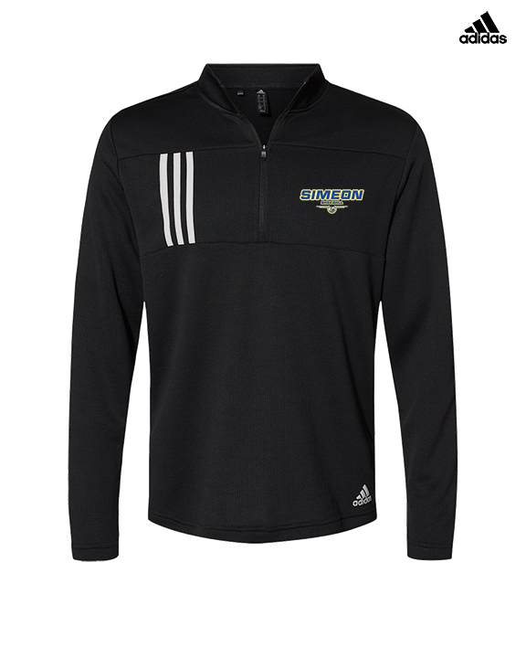 Simeon Career Academy Baseball Design - Mens Adidas Quarter Zip