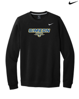 Simeon Career Academy Baseball Design - Mens Nike Crewneck