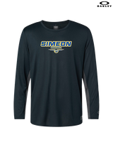 Simeon Career Academy Baseball Design - Mens Oakley Longsleeve