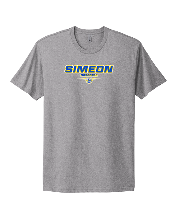Simeon Career Academy Baseball Design - Mens Select Cotton T-Shirt