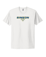 Simeon Career Academy Baseball Design - Mens Select Cotton T-Shirt