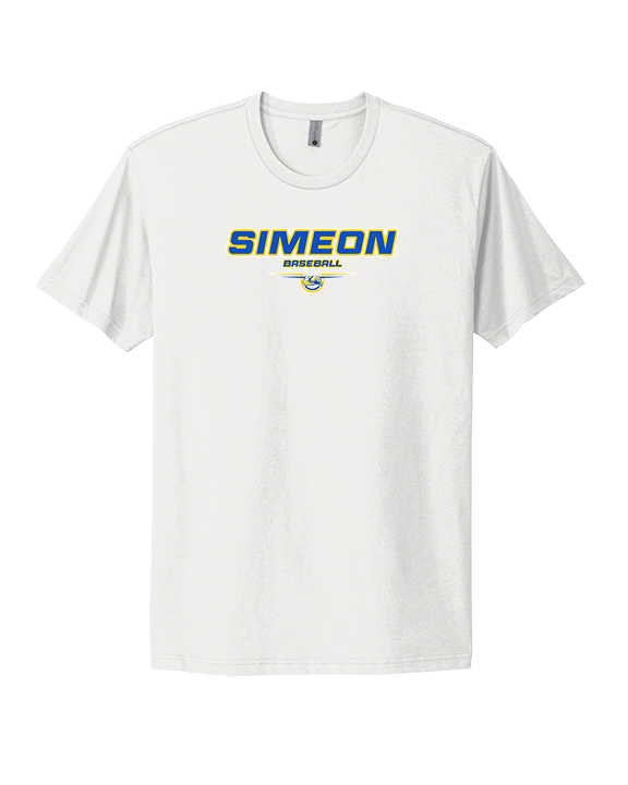 Simeon Career Academy Baseball Design - Mens Select Cotton T-Shirt