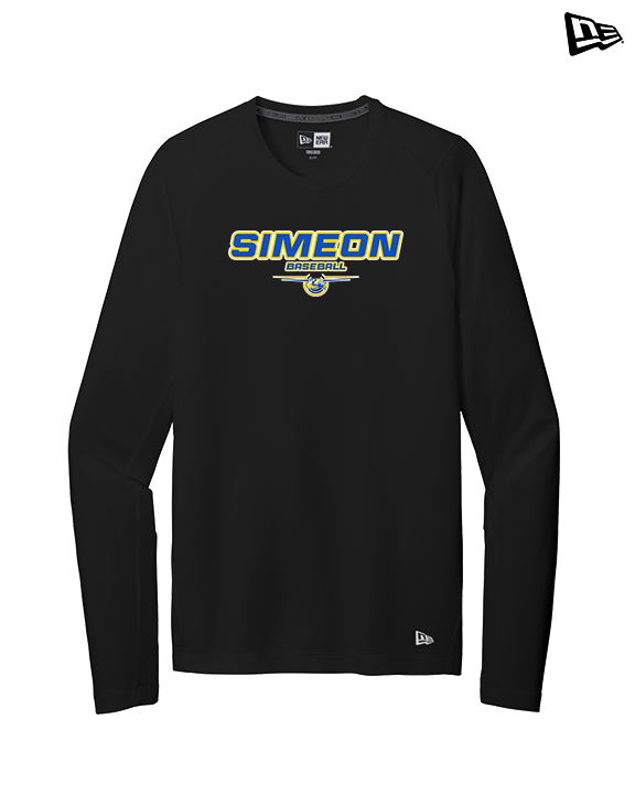 Simeon Career Academy Baseball Design - New Era Performance Long Sleeve