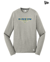 Simeon Career Academy Baseball Design - New Era Performance Long Sleeve