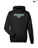 Simeon Career Academy Baseball Design - Nike Club Fleece Hoodie