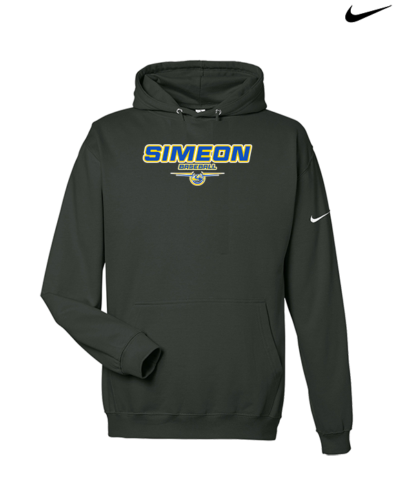 Simeon Career Academy Baseball Design - Nike Club Fleece Hoodie