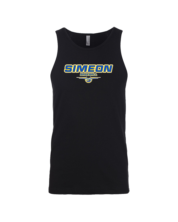 Simeon Career Academy Baseball Design - Tank Top
