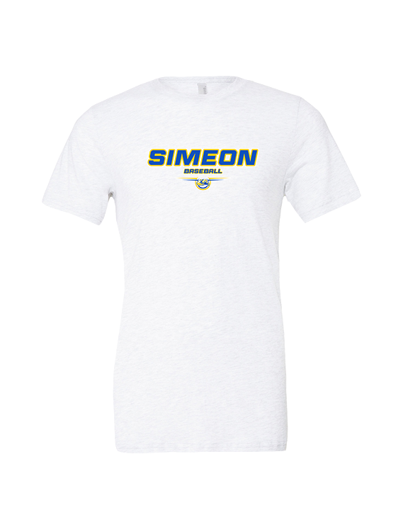 Simeon Career Academy Baseball Design - Tri - Blend Shirt