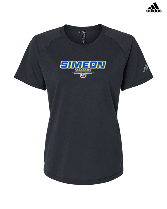 Simeon Career Academy Baseball Design - Womens Adidas Performance Shirt