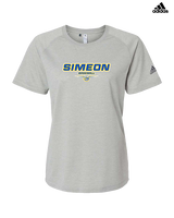 Simeon Career Academy Baseball Design - Womens Adidas Performance Shirt