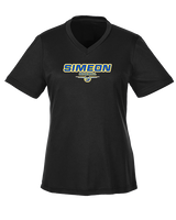 Simeon Career Academy Baseball Design - Womens Performance Shirt