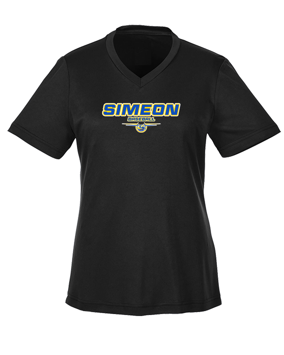 Simeon Career Academy Baseball Design - Womens Performance Shirt