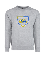 Simeon Career Academy Baseball Plate - Crewneck Sweatshirt