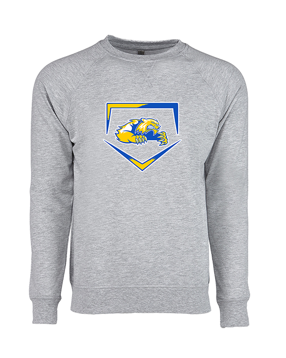 Simeon Career Academy Baseball Plate - Crewneck Sweatshirt