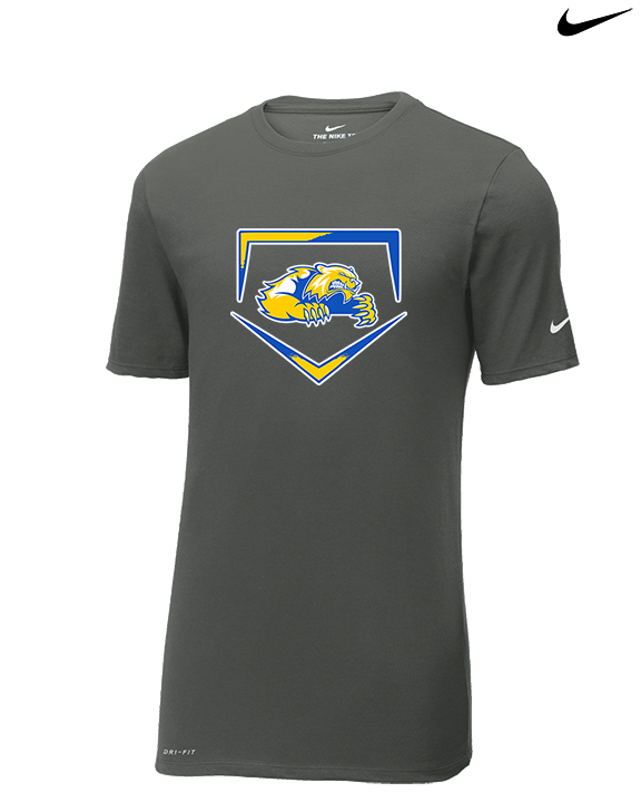 Simeon Career Academy Baseball Plate - Mens Nike Cotton Poly Tee