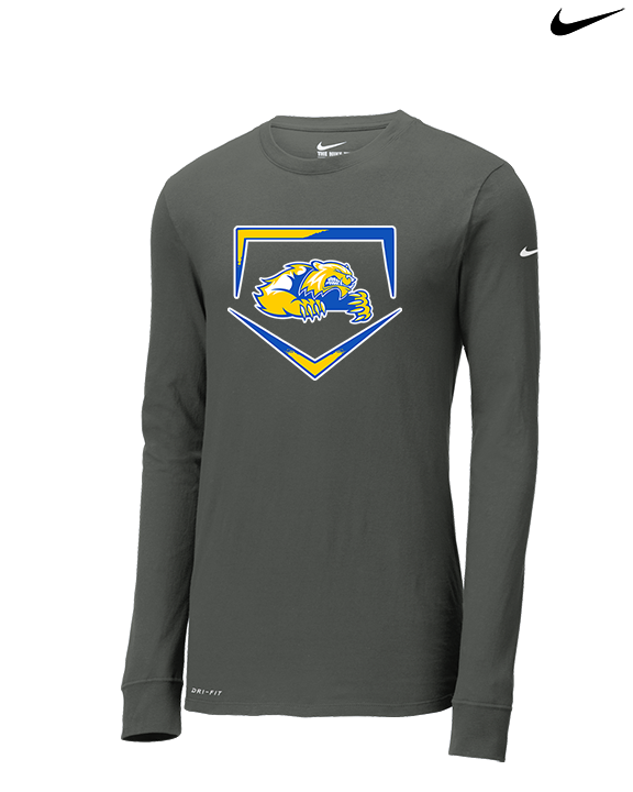 Simeon Career Academy Baseball Plate - Mens Nike Longsleeve