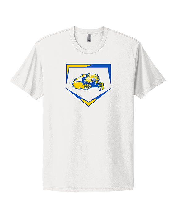 Simeon Career Academy Baseball Plate - Mens Select Cotton T-Shirt