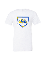 Simeon Career Academy Baseball Plate - Tri - Blend Shirt