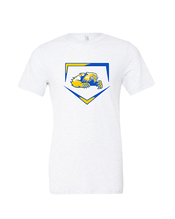 Simeon Career Academy Baseball Plate - Tri - Blend Shirt