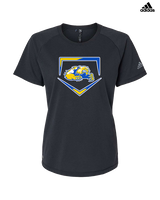 Simeon Career Academy Baseball Plate - Womens Adidas Performance Shirt