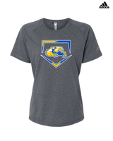 Simeon Career Academy Baseball Plate - Womens Adidas Performance Shirt