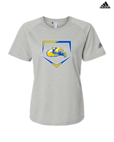 Simeon Career Academy Baseball Plate - Womens Adidas Performance Shirt