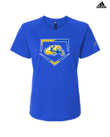 Simeon Career Academy Baseball Plate - Womens Adidas Performance Shirt