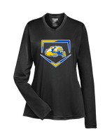 Simeon Career Academy Baseball Plate - Womens Performance Longsleeve
