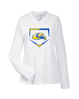 Simeon Career Academy Baseball Plate - Womens Performance Longsleeve