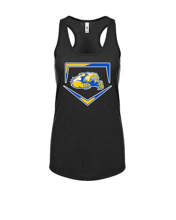 Simeon Career Academy Baseball Plate - Womens Tank Top