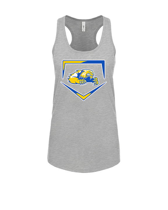 Simeon Career Academy Baseball Plate - Womens Tank Top
