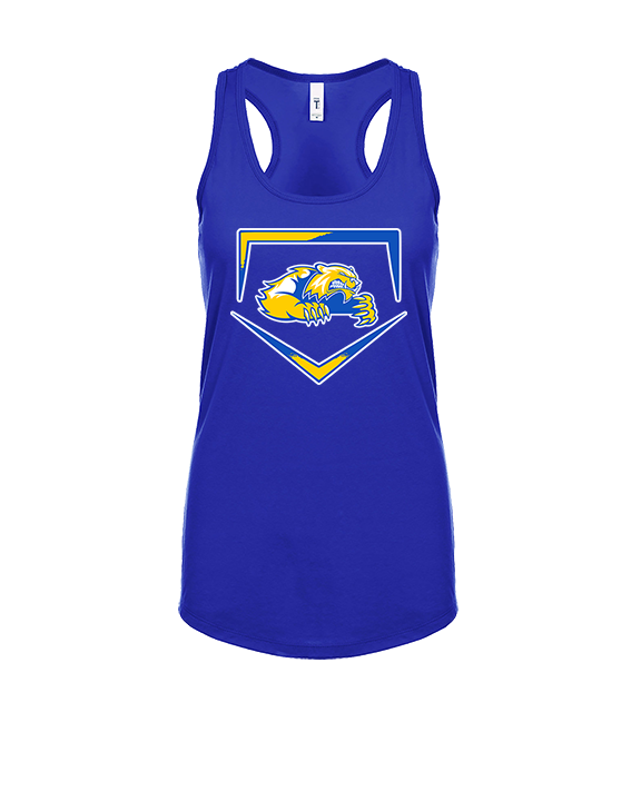 Simeon Career Academy Baseball Plate - Womens Tank Top