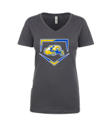 Simeon Career Academy Baseball Plate - Womens Vneck