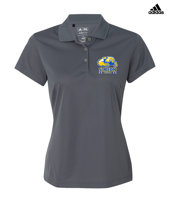 Simeon Career Academy Baseball Stacked - Adidas Womens Polo