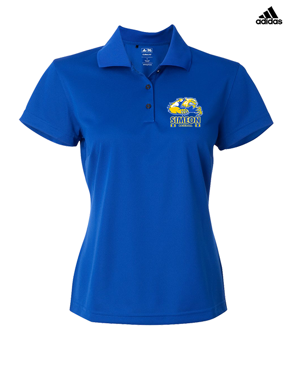 Simeon Career Academy Baseball Stacked - Adidas Womens Polo