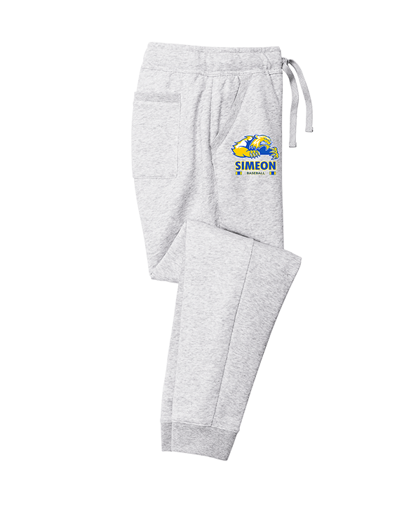 Simeon Career Academy Baseball Stacked - Cotton Joggers