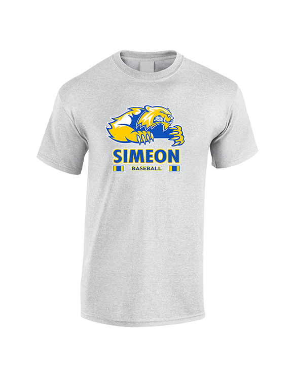 Simeon Career Academy Baseball Stacked - Cotton T-Shirt