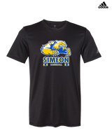 Simeon Career Academy Baseball Stacked - Mens Adidas Performance Shirt