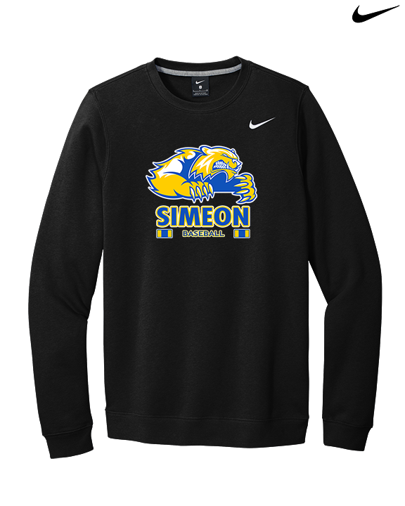 Simeon Career Academy Baseball Stacked - Mens Nike Crewneck