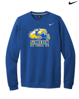 Simeon Career Academy Baseball Stacked - Mens Nike Crewneck