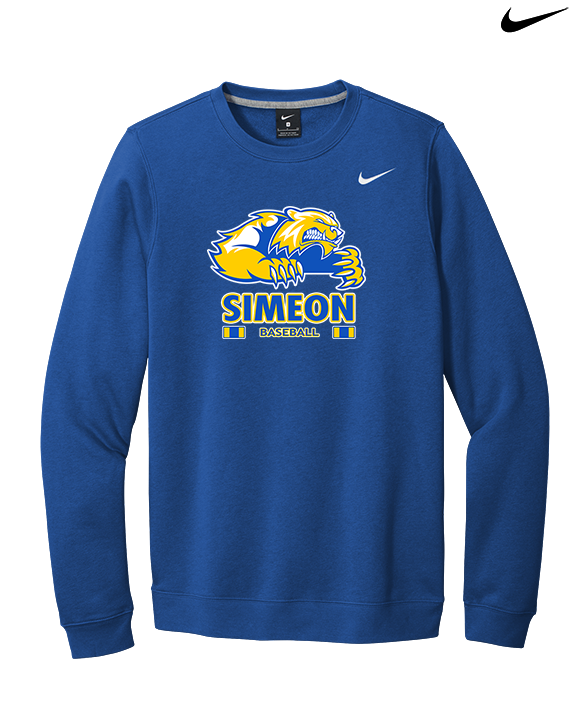 Simeon Career Academy Baseball Stacked - Mens Nike Crewneck