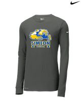 Simeon Career Academy Baseball Stacked - Mens Nike Longsleeve