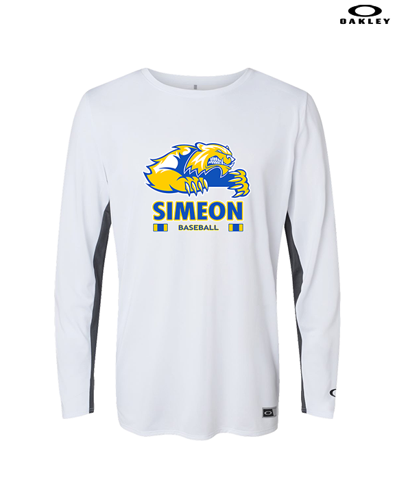 Simeon Career Academy Baseball Stacked - Mens Oakley Longsleeve